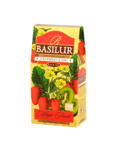 Te Frutal Negro Con Frutilla Kiwi Magic 100 Gr X 12...