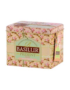 Basilur - Lata Present Pink 100Gr - 6 Unidades X Caja