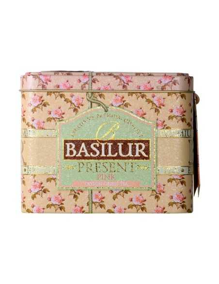 Basilur - Lata Present Pink 100Gr - 6 Unidades X Caja