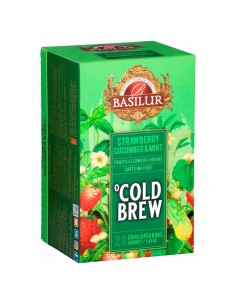 Cold Brew Strawberry Cucumber And Mint 20 Bolsas - 12...