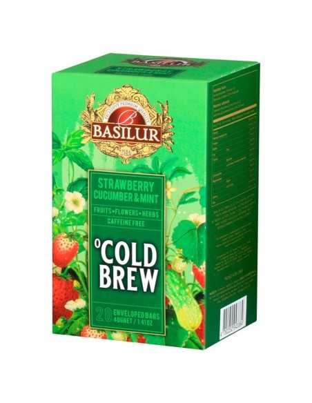 Cold Brew Strawberry Cucumber And Mint 20 Bolsas - 12 Unid X Caja