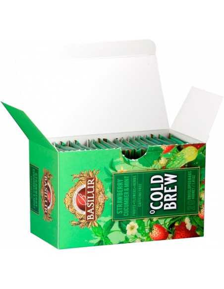 Cold Brew Strawberry Cucumber And Mint 20 Bolsas - 12 Unid X Caja