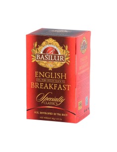 Te Negro English Breakfast 25Bolsas X 12 Unidades - Basilur