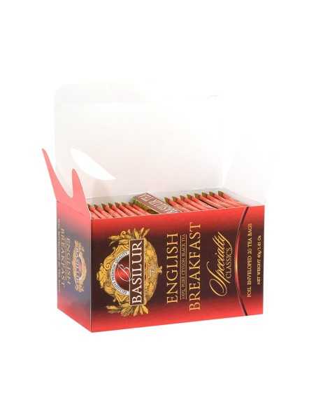 Te Negro English Breakfast 25Bolsas X 12 Unidades - Basilur
