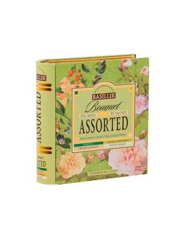 Tea Book  Bouquet Assorted 32 bolsas  - 6 Unid. X Caja