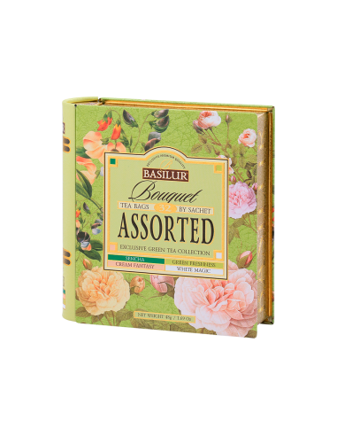 Tea Book Bouquet Assorted 32 bolsas - 6 Unid....