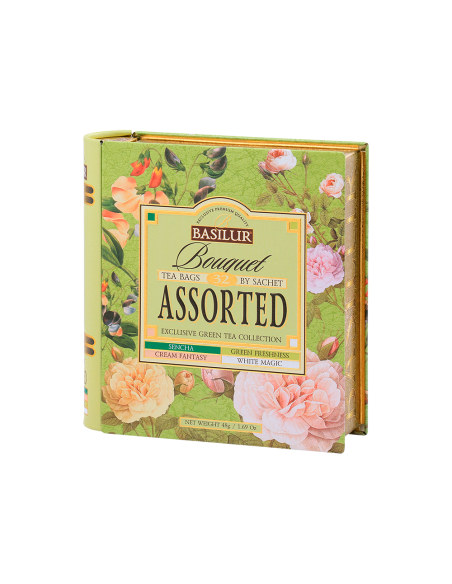 Tea Book Bouquet Assorted 32 bolsas - 6 Unid. X Caja