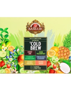 Basilur - Infusiones de Frutas y Hierbas COLD BREW - 60 Bolsas x 6 Unidades x Caja 2