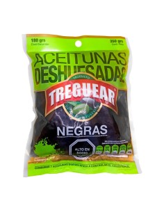 Aceitunas Negras Deshuesadas 200G - x 24 Unidades Treguear