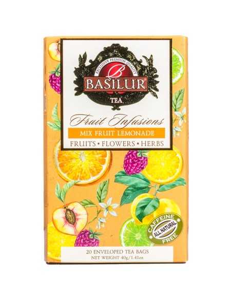 Infusiones de Fruta - Limonada con hierbas y manzana - 20 Bolsitas x 12 Unidades - Basilur