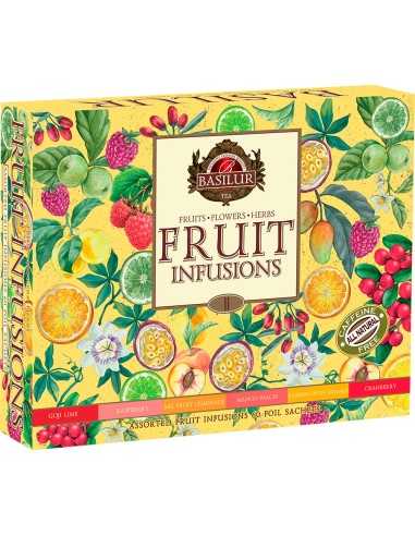 Infusiones de Fruta - Surtido Frutal Volumen 2 - 60 Bolsitas x 6 Unidades - Basilur
