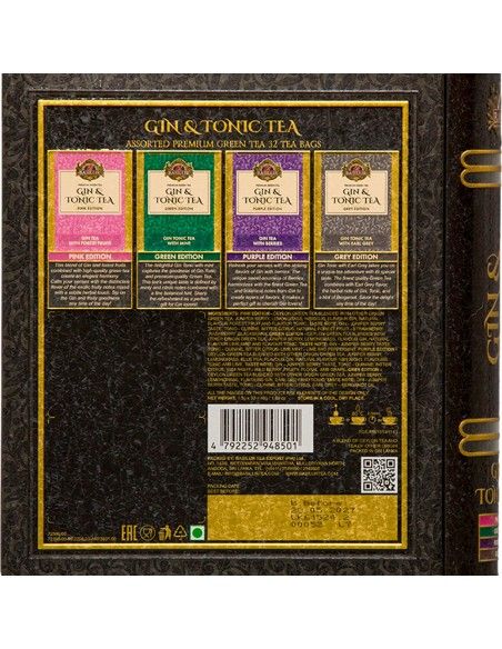 Gin Tonic Surtido Edicion Black- 32 Bolsitas x 6 Unidades - Basilur