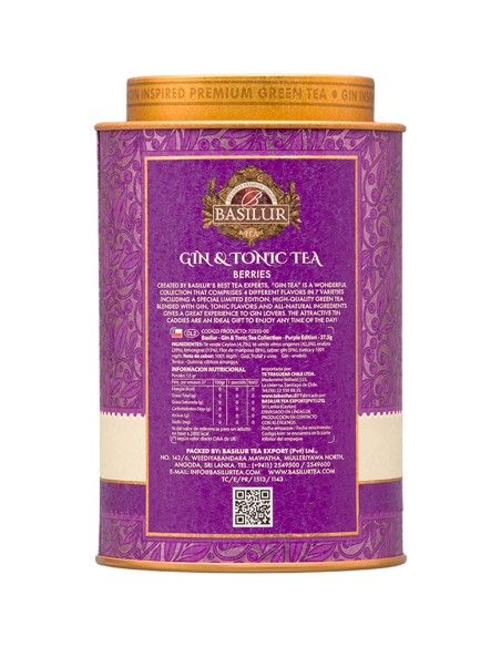 Gin Tonic Berries- 25 Bolsitas x 6 Unidades - Basilur