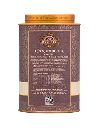 Gin Tonic Earl Grey- 25 Bolsitas x 6 Unidades -...