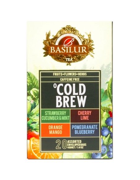 Assorted Cold Brew - Infusion de frutas - 20 Bolsas x 12 Unidades - Basilur