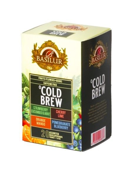 Assorted Cold Brew - Infusion de frutas - 20 Bolsas x 12 Unidades - Basilur