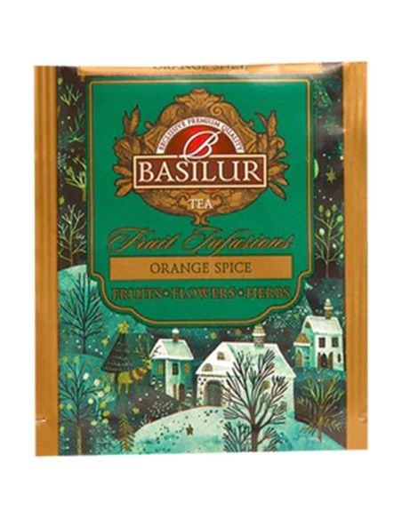 Fruit Infusion - Naranja Canela - 20 Bolsas x 12 Unidades - Basilur