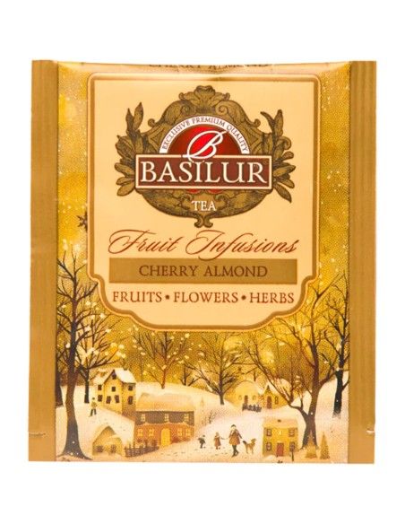 Fruit Infusion - Infusion de Cereza y Almendras - 20 Bolsas x 12 Unidades - Basilur
