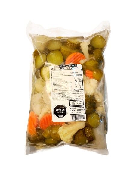Pickles en Rodajas - 10 Kg - Treguear
