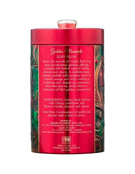 Golden Moments - Ruby Glow - Hoja 100 gr x 6 Unidades - Basilur