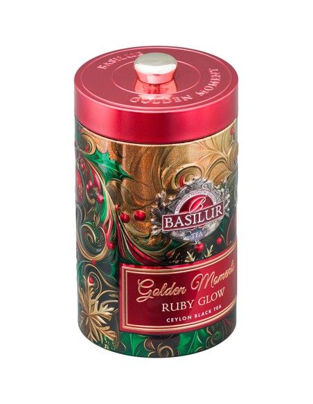 Golden Moments - Ruby Glow - Hoja 100 gr x 6 Unidades - Basilur