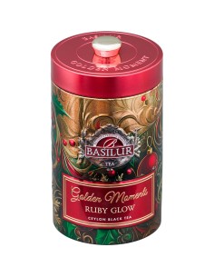 Lata Ruby Glow - Hoja 100 gr x 6 Unidades - Basilur