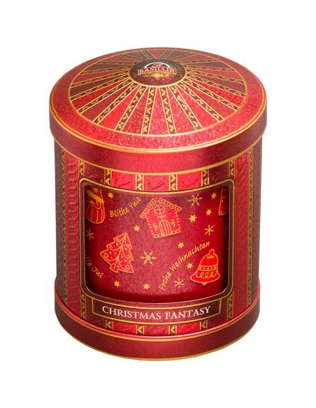 Te Negro Miel de Arce, Canela Especias - Music Festival Christmast - Hoja 75 gr x 6 Unidades - Basilur