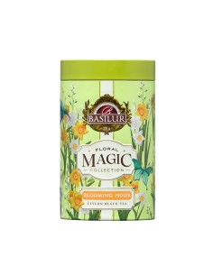 Hoja 75 Gr - Magic Flower - Te Negro con Naranja - Basilur - 6 Unidades - Basilur