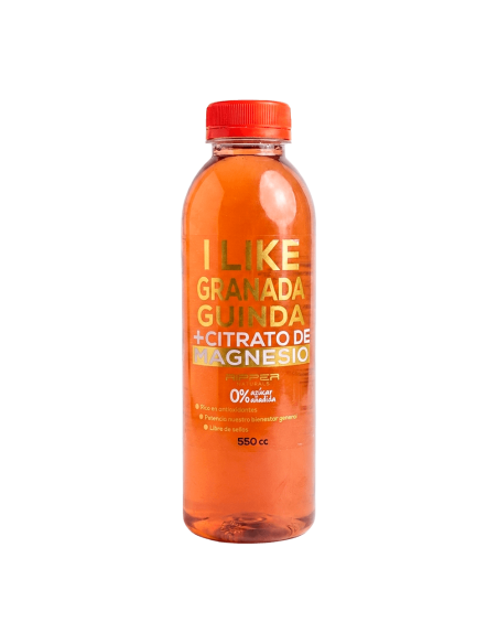 Jugo Natural Granada Guinda + Citrato de Magnesio 550cc - 6 Unidades - I LIKE
