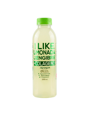 Jugo Natural Limonada Jengibre + Colágeno 550cc - 6 Unidades - I LIKE