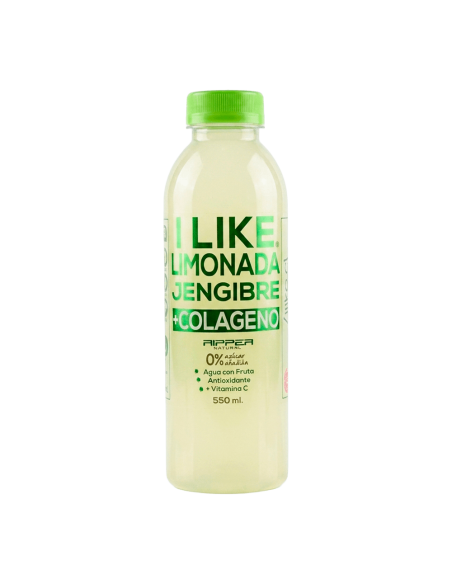 Jugo Natural Limonada Jengibre + Colágeno 550cc - 6 Unidades - I LIKE