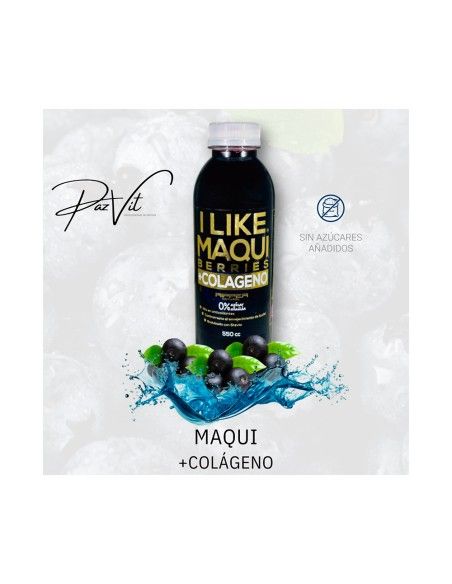 Jugo Natural Maqui + Colágeno 550cc - 6 Unidades - I LIKE