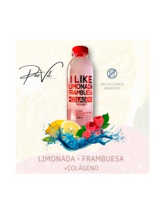 Jugo Natural Limonada Frambuesa + Colágeno 550cc - 6 Unidades - I LIKE 2