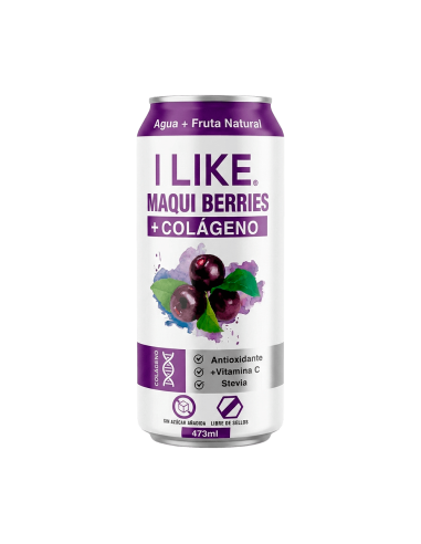 Lata Jugo Natural Maqui Berries + Colágeno 473cc - 6 Unidades - I LIKE