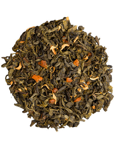 Hoja 75 Gr - Sweet Orchard - Te Verde con Durazno - 75 Gr x 6 Unidades - Basilur