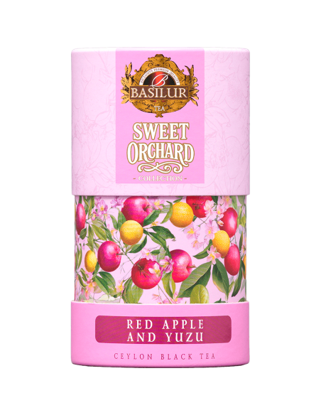 Hoja 75 Gr - Sweet Orchard - Te Negro con Manzana y Yuzu - 75 Gr x 6 Unidades - Basilur