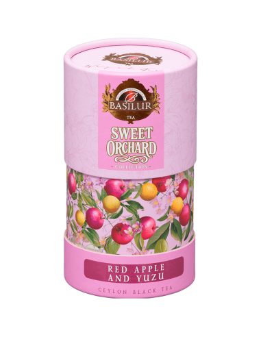 Hoja 75 Gr - Sweet Orchard - Te Negro con Manzana y Yuzu - 75 Gr x 6 Unidades - Basilur