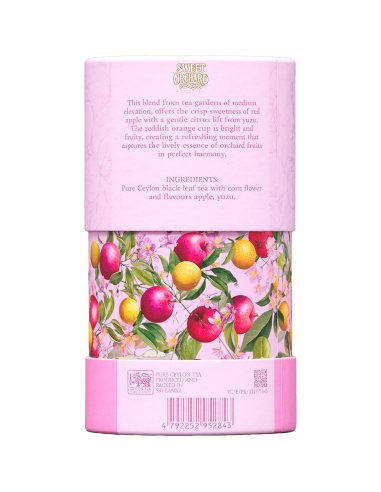 Hoja 75 Gr - Sweet Orchard - Te Negro con Manzana y Yuzu - 75 Gr x 6 Unidades - Basilur