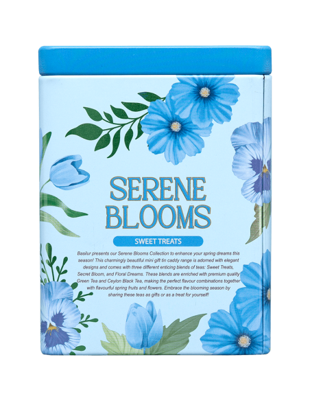 Te Verde con Frutillas y Rosas - Serene Blooms - 75 Gr x 12 Unidades - Basilur