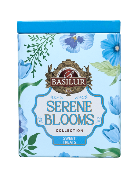 Te Verde con Frutillas y Rosas - Serene Blooms - 75 Gr x 12 Unidades - Basilur