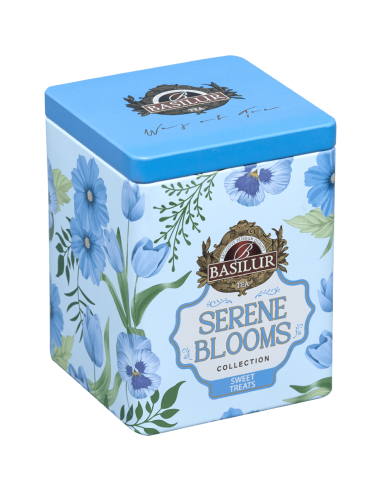 Te Verde con Frutillas y Rosas - Serene Blooms - 75 Gr x 12 Unidades - Basilur