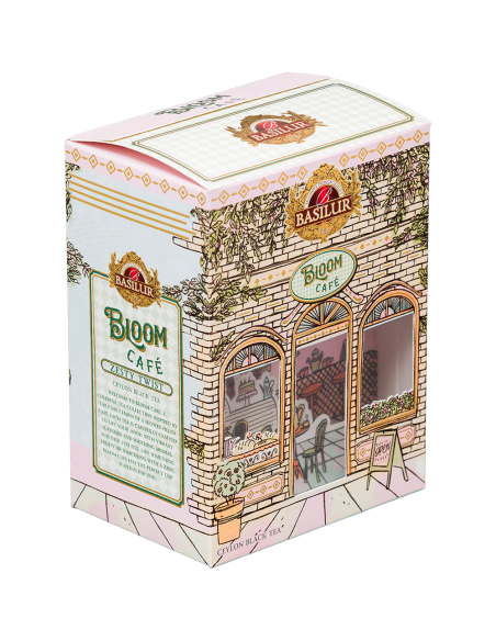 Bloom Café-Te negro Naranja Calendula - Zesty Twist- 75G x 6 - Basilur