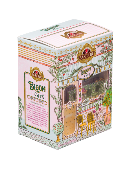 Bloom Café-Te negro Granada - Frambuesa - Berries Twist- 75G x 6 - Basilur