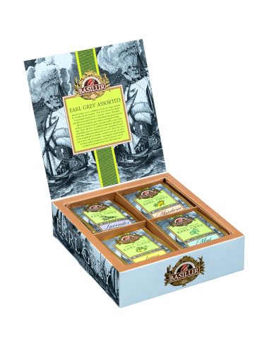 Earl Grey Té Verde Assorted - 40Bolsas X 12 - Basilur