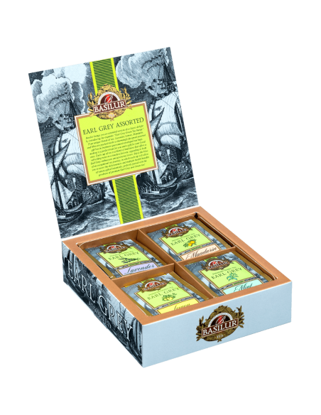 Earl Grey Té Verde Assorted - 40Bolsas X 12 - Basilur