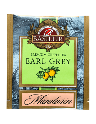 Earl Grey Té Verde Assorted - 40Bolsas X 12 - Basilur