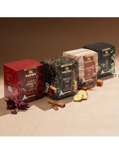 Té Flor de Jamaica Chai - 12 Bolsas X 12 - Mowi