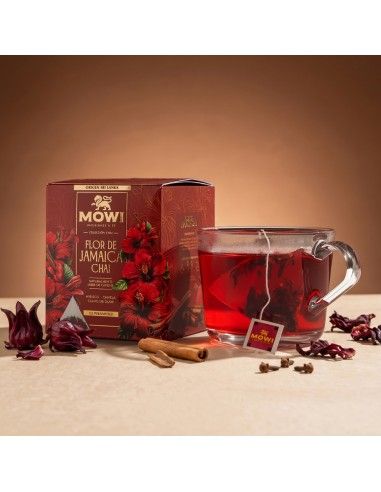 Té Flor de Jamaica Chai - 12 Bolsas X 12 - Mowi
